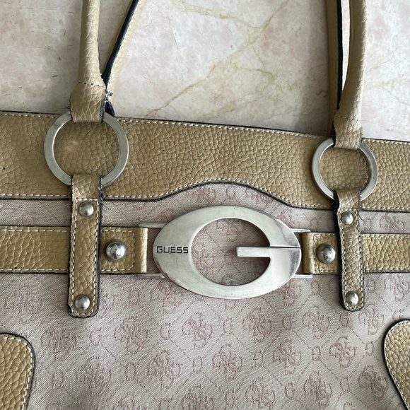 y2k vintage Guess handbag with silver hardware - Picture 2 of 8